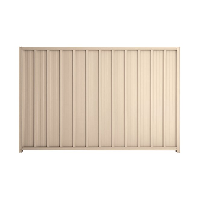 Good Neighbour Superdek 1800mm High Fence Panel Sheet: Merino, Post/Track: Merino