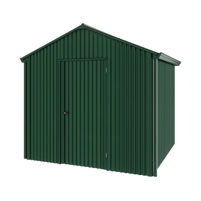 Handi-Heritage Shed H1 2.54X2.52 Roof:Caulfield Green Wall:Caulfield Green Gable End Single Door