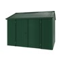 Handi-Heritage Shed H2 3.30X2.52 Roof:Caulfield Green Wall:Caulfield Green Front/Rear Double Door