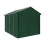 Handi-Heritage Shed H2 3.30X2.52 Roof:Caulfield Green Wall:Caulfield Green Front/Rear Double Door