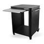 Cozze Stainless Steel Outdoor Table With Shelf