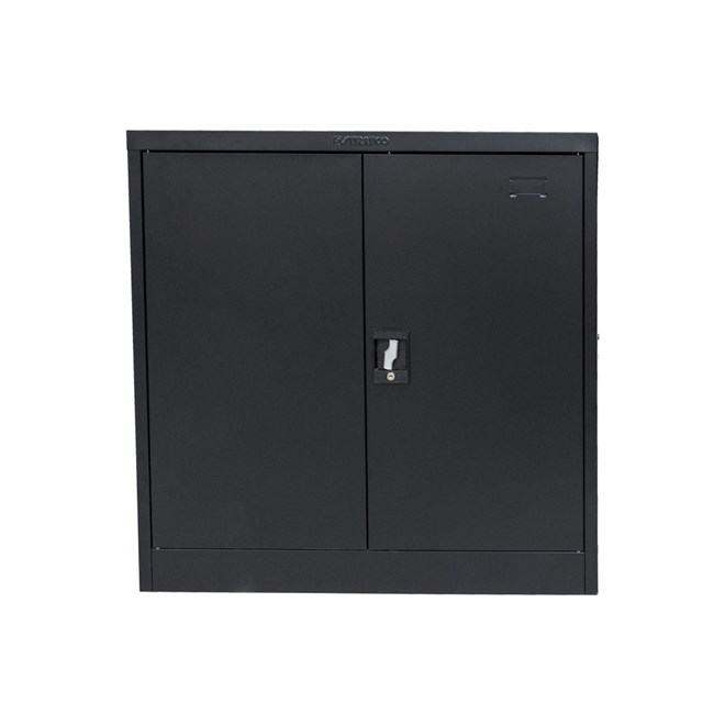 Stratco Utility 2 Door Half Height Cabinet Black