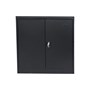 Stratco Utility 2 Door Half Height Cabinet Black